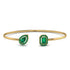 Geometric Pearl And Emerald Emerald Bracelet - Catherine No. 19 image 1