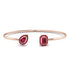 Geometric Pearl And Emerald Ruby Bracelet - Catherine No. 56 image 1