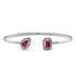Geometric Pearl And Emerald Ruby Bracelet - Catherine No. 12 image 1