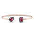 Geometric Pearl And Emerald Ruby Bracelet - Catherine No. 71 image 1