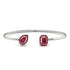 Geometric Pearl And Emerald Ruby Bracelet - Catherine No. 57 image 1