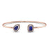 Geometric Pearl And Emerald Sapphire Bracelet - Catherine No. 14 image 1