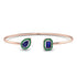 Geometric Pearl And Emerald Sapphire Bracelet - Catherine No. 29 image 1