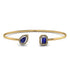 Geometric Pearl And Emerald Sapphire Bracelet - Catherine No. 13 image 1
