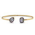 Geometric Pearl And Emerald Diamond Bracelet - Catherine No. 61 image 1