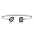 Geometric Pearl And Emerald Diamond Bracelet - Catherine No. 33 image 1