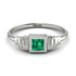 Geometric Princess Cut Emerald Ring - Everleigh No. 6 image 1