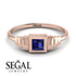 Geometric Princess Cut Sapphire Ring - Everleigh No. 14 image 6
