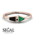 Geometrical Arrow Black Diamond Ring - Gracie No. 35 image 2