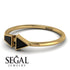 Geometrical Arrow Black Diamond Ring - Gracie No. 37 image 3