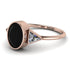 Geometrical Bezel Black Diamond Ring - Trinity No. 32 image 19