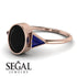 Geometrical Bezel Black Diamond Ring - Trinity No. 44 image 15