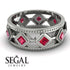 Glamorous Ruby Wedding Ring - Lucas No. 12 image 6