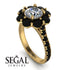 Glamorous Diamond Halo Engagement Ring - Amaya No. 31 image 13