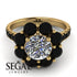 Glamorous Diamond Halo Engagement Ring - Amaya No. 31 image 12