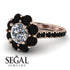 Glamorous Diamond Halo Engagement Ring - Amaya No. 32 image 13