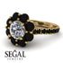 Glamorous Diamond Halo Engagement Ring - Amaya No. 31 image 11