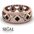 Glamorous Black Diamond Wedding Ring - Lucas No. 8 image 2