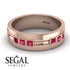 Glamorous Princess Ruby Wedding Ring - Samuel No. 8 image 6