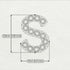 Personalised Initial Black Diamond Earrings - Gloria No. 7 image 4