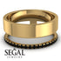 Golden Ratio Black Diamond Band - Isabel No. 7 image 3