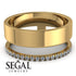 Golden Ratio Diamond Band - Isabel No. 1 image 3