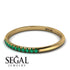 Half Eternity Band With Emerald - Ayla No. 4 image 3