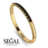 Half Eternity Band With Black Diamond - Ayla No. 7 image 6