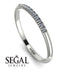 Half Eternity Band With Diamond - Ayla No. 3 image 6