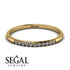 Half Eternity Band With Diamond - Ayla No. 1 image 2