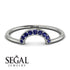Half Round Stacking Sapphire Ring - Alana No. 15 image 6