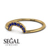 Half Round Stacking Sapphire Ring - Alana No. 13 image 3
