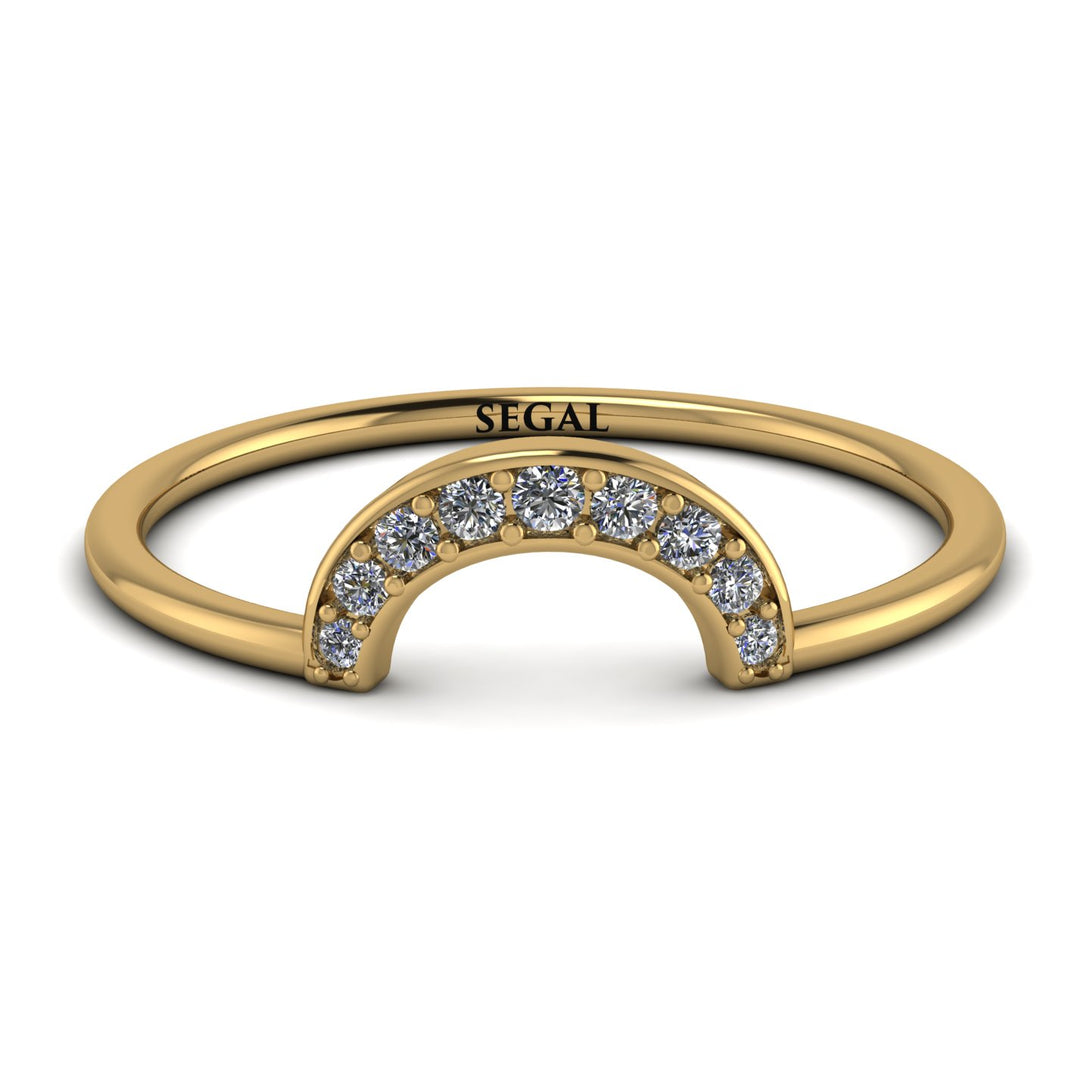 Half Round Stacking Diamond Ring - Alana No. 1