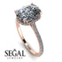 Hidden Halo Cushion Diamond Ring - Alayna No. 2 image 2