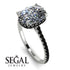 Hidden Halo Cushion Diamond Ring - Alayna No. 33 image 2