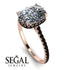 Hidden Halo Cushion Diamond Ring - Alayna No. 32 image 2