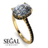 Hidden Halo Cushion Diamond Ring - Alayna No. 31 image 2