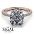 Hidden Halo Cushion Diamond Ring - Alayna No. 2 image 3