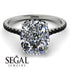 Hidden Halo Cushion Diamond Ring - Alayna No. 33 image 3