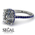 Hidden Halo Cushion Diamond Ring - Alayna No. 63 image 10
