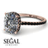 Hidden Halo Cushion Diamond Ring - Alayna No. 32 image 10