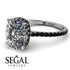 Hidden Halo Cushion Diamond Ring - Alayna No. 33 image 10