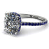 Hidden Halo Cushion Diamond Ring - Alayna No. 63 image 1