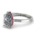 Hidden Halo Pear Diamond Engagement Ring - Mary No. 48 image 1