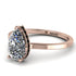 Hidden Halo Pear Diamond Engagement Ring - Mary No. 32 image 1