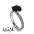 Hidden Halo Round Diamond Engagement Ring - Ashley No. 9 image 14
