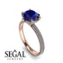 Hidden Halo Round Diamond Engagement Ring - Ashley No. 14 image 2