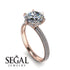 Hidden Halo Round Diamond Engagement Ring - Ashley No. 2 image 16