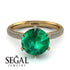 Hidden Halo Round Diamond Engagement Ring - Ashley No. 4 image 3