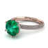 Hidden Halo Round Diamond Engagement Ring - Ashley No. 5 image 1
